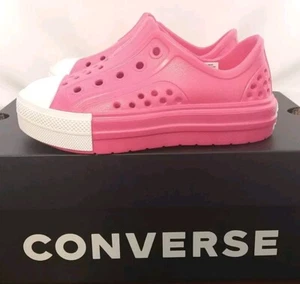Converse Chuck Taylor All Star Play Lite Ck Kids Unisex Youth Pink White New - Picture 1 of 6
