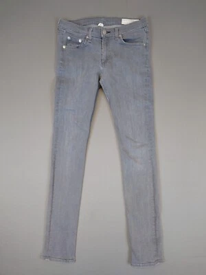 Rag & Bone Gray Skinny Denim Jeans Women's Size 29 Inseam 30" Made in USA - Image 1 of 4