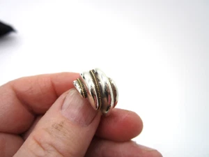 Anillo Tiffany & Co Estate Elegante Vintage Torcido Plata de Ley Oro 18K Talla 4 - Imagen 1 de 4