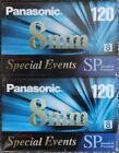Panasonic® 8mm Camcorder 120 Standard Premium (SP) Video Tape 2-Pack