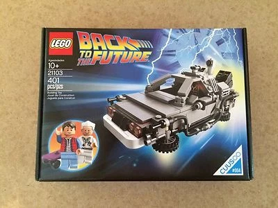 New Lego Cuusoo DeLorean 21103 Back to the Future "Sheild" error Rare Retired - Image 1 of 3