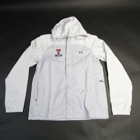 Texas Tech Red Raiders Under Armour Jacket Men's White/Light Gray New Cover