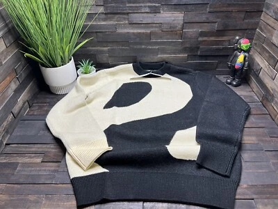 Palace Инь Ян кремовый черный вязаный свитер - размер S - Изображение 1 из 3