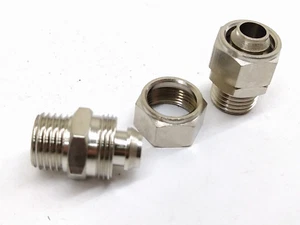 Air Hose Repair Kit 12mm x 1/4-Inch NPT Reusable Hose Splicer 2pcs - Picture 1 of 2