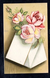 Cartolina  Fiori Rose (AA218) - Picture 1 of 2