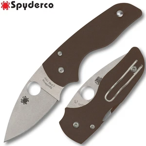 Spyderco Lil' Native Sprint Run CPM-15V Klinge braun G10 Griffe C230MBGPBN15V - Bild 1 von 3