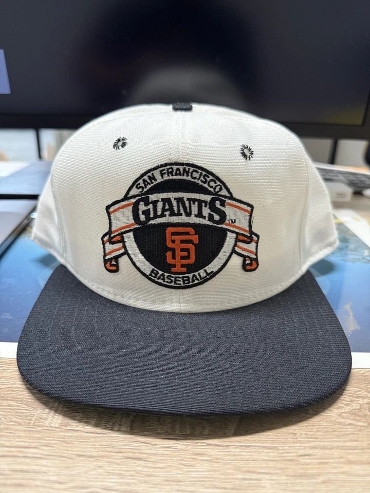 复古 SF 巨人 New Era Snap Back 帽子 Dead Stock MLB — 第 1/3 张图片