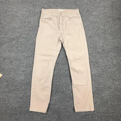 Calça jeans esportiva feminina Escada 36 perna reta elástica clássica - Imagem 1 de 4