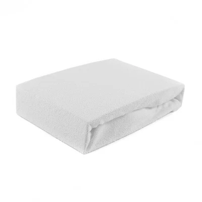 Frottee Spannbettlaken in WEIß 70 x 140 cm Laken Bettlaken Spannbetttuch Neu! - Bild 1 von 2