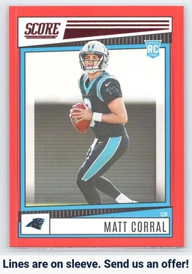 2022 Score #302 Matt Corral Red - Image 1 of 2