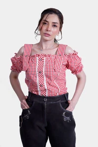Leonie Benesch Lederhosen Outfit - Picture 1 of 10