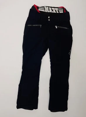 Pantalones de esquí Bogner Team para hombre negros aislados con cremallera dobladillo talla EU 46 / US 32 / S Foto 1 de 4