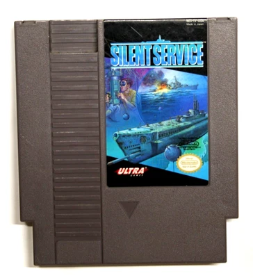 Silent Service (Nintendo Entertainment System, 1989) NES TESTED - Image 1 of 3