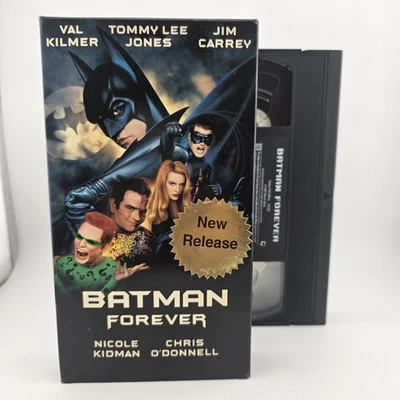 Batman Forever - VHS - 1995 - Great Cond - Box Protector **Buy 2 Get 1 Free** - Image 1 of 4