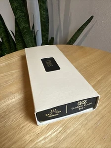 Vintage NOS Cross Classic Black Pen & Mechanical Pencil Set w/ Case W/logo H&L - Picture 1 of 10