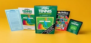 Carro Videojuego Activision Atari 1981 Tenis En muy buen estado completo en caja original funciona - Imagen 1 de 5