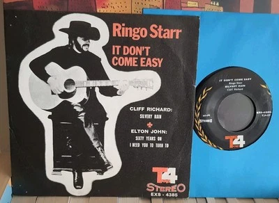 RINGO STARR/ELTON JOHN IRAN PRES. 7" EP 45 RPM VINYL THE BEATLES CLIFF RICHARD  Foto 1 de 2