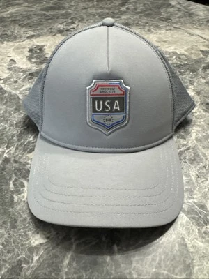 Under Armour Men's UA Freedom Mesh Trucker Hat Adjustable Snapback Cap - Image 1 of 4