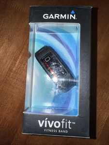 Garmin VivoFit Fitness Band Activity Tracker 010-01225 Watch Sleep Calories Time - Picture 1 of 7