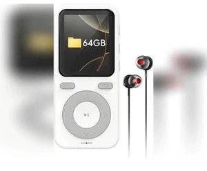 Wiwoo B3 MP3 Player with Bluetooth and Recording, White - Picture 1 of 6