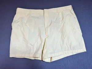 Orvis Signature Twill Shorts Flat Front Yellow Mens Size 46 - Picture 1 of 5