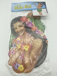 NOS (2004) 38" Jointed Hula Girl Hawaiian Days Aloha Wall Decor Decoration Party - Picture 1 of 6