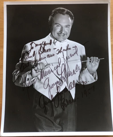 Liberace's Brother George Liberace Autographed Photo Cover