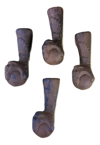 4pc Chair Leg Ends Caps Cast Iron Gargoyle Tips Table claw furniture Cover