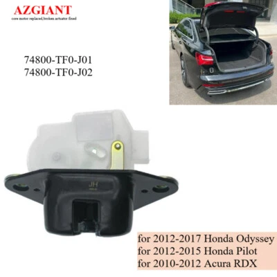 Actuador de cierre de tapa de maletero trasero para Honda Pilot 2012-2015 74800-TF0-J01 Foto 1 de 4