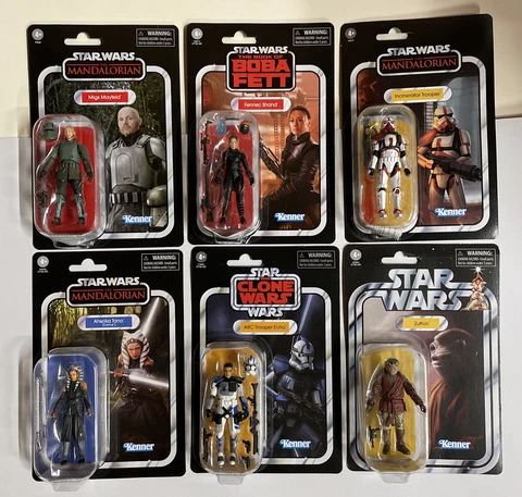 Star Wars Vintage Collection Lot Ahsoka Migs Echo Fennec Zutton Incinerator Trpr Cover
