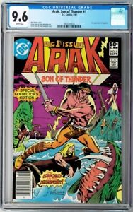 Arak, Son of Thunder #1 CGC 9.6 (Sep 1981, DC) 1st Issue, Roy Thomas story