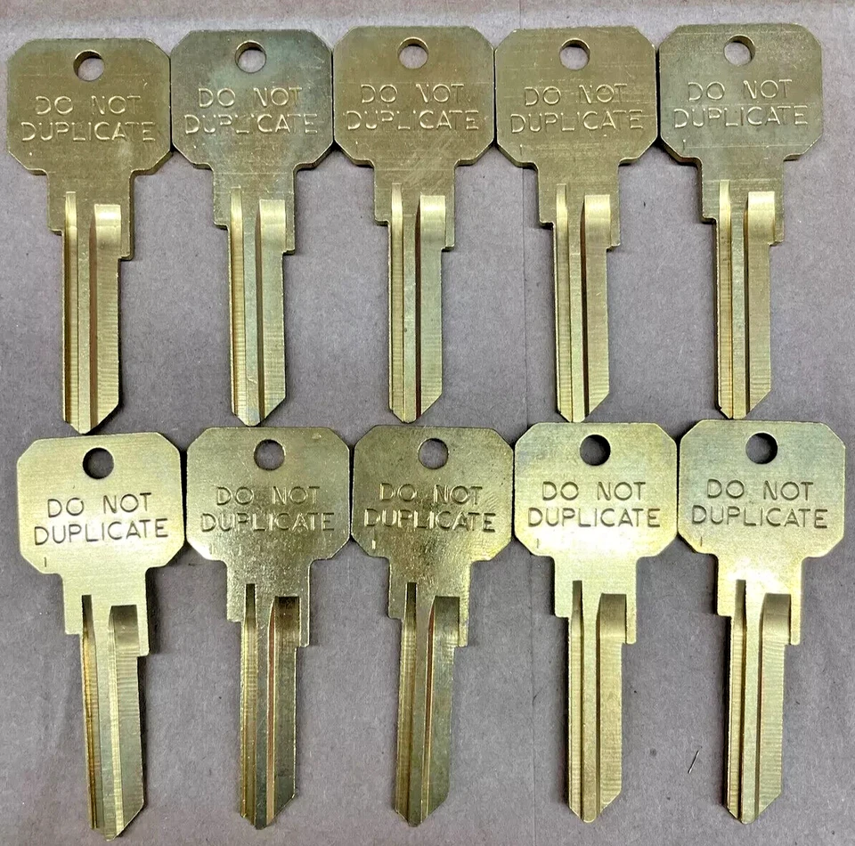 10 llaves en blanco DND KWIKSET KW11 DND NO DUPLICAR - 10 llaves Foto 1 de 1