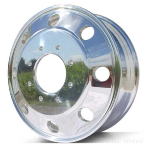 19.5x6.75 Northstar 8x6.5" Hub Pilot Mirror Polished Both Sides (Dodge Ram 3500 - Picture 1 of 4