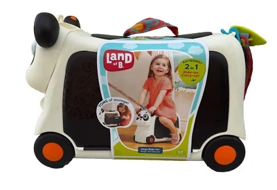 B. toys Unisex Kid's Ride on Panda, Multicolor Land of B. 2-n-1 Luggage Carry On - Image 1 of 4