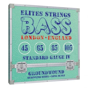 Elites Bass Guitar Strings 45-105 GroundWound IV
