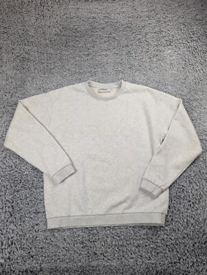 Sudadera Fila Adulto Grande Gris Polar Bordada Hip Hop Manga Larga Informal Foto 1 de 4