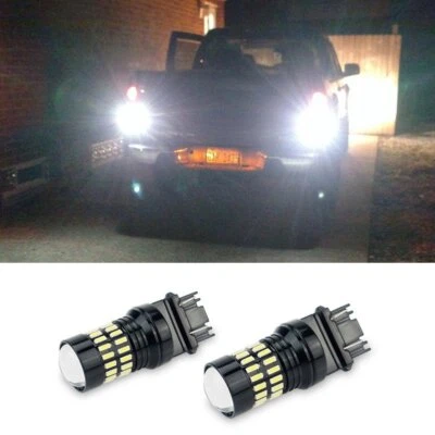 Bombillas LED de reversa de respaldo blancas transparentes 3157 para Ford F-150 F-250 3057 4157 Foto 1 de 4