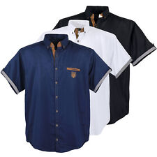 Lavecchia Übergrößen Hemd Kurzarmhemd Herren Kurzarm Polo Shirt