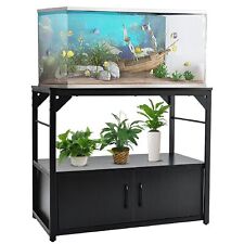 CosCosX 40 Gallon Fish Tank Stand Aquarium Stand with Storage Cabinet, Fish T...