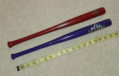 Arizona Diamondbacks MLB Mini 17.5" Wood Bat Collectors Lot (2) - Image 1 of 2