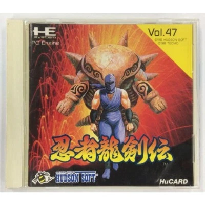 Ninja Ryukenden Nec PC Engine Hucard Japan Ver. PCE Ninja Gaiden Shadow Warriors - Image 1 of 4
