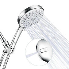 6 Spray Settings Detachable Hand Held Shower Head with Connecting Hose - LIVINGb