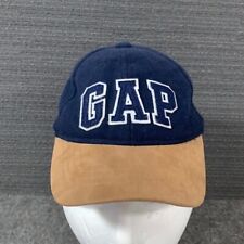 Baby Gap Baseball Hat Kids Size XS/S Elysian Blue Brown Wool Blend Elastic Back