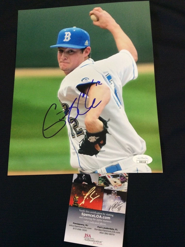 GERRIT COLE SIGNED 8x10 UCLA BASEBALL YANKEES ASTROS JSA COA  RARE - Image 1 of 1