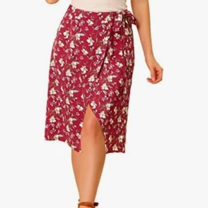 Allegra K Womens S Wrap Skirt Summer Floral Print Tie Waist Vacation Flowy NWT - Picture 1 of 12