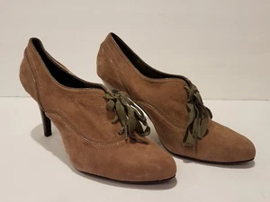 MODA SPANA SHOES Women TAN Suede High Heels Pumps Shoe Size 8 - Bild 1 von 4