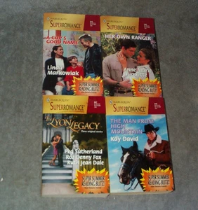 HARLEQUIN S Superromance Romance 4 PB,Markowiak,Sutherland et al,David,Duquette - Picture 1 of 1