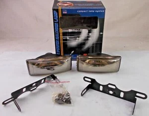 Fog Lamp Light Set Halogen Rectangle Universal DLAA D444X - Picture 1 of 8