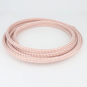 15AWG OCC Copper HiFi Audio Speaker Cable 12TC High Purity Amplifier Power Cord - Picture 1 of 6