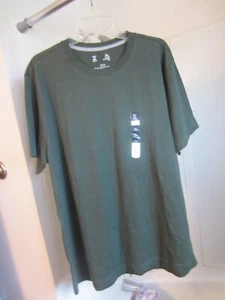 NWT women's short sleeved essential tee Xersion Quick-Dri Size XL green color - Picture 1 of 14
